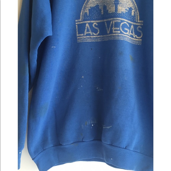 Vintage Washed Blue Sweatshirt XL - Picture 4 of 9